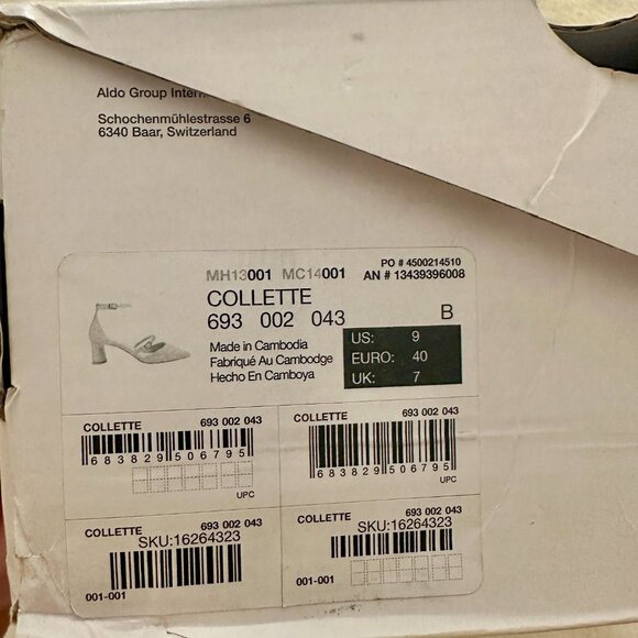 ALDO - Collette Strappy Heeled Shoes in Light Pink (New in Box), Size 9 - Picture 6 of 10